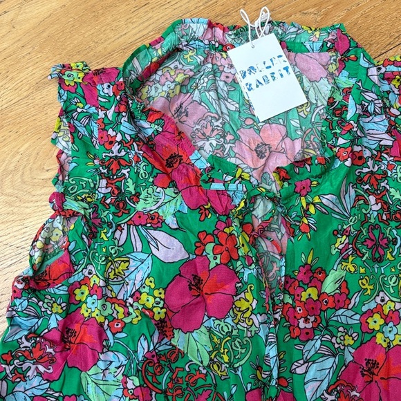 NWT Roller Rabbit Ashbury Floral Top & Pant. Large - Picture 7 of 10